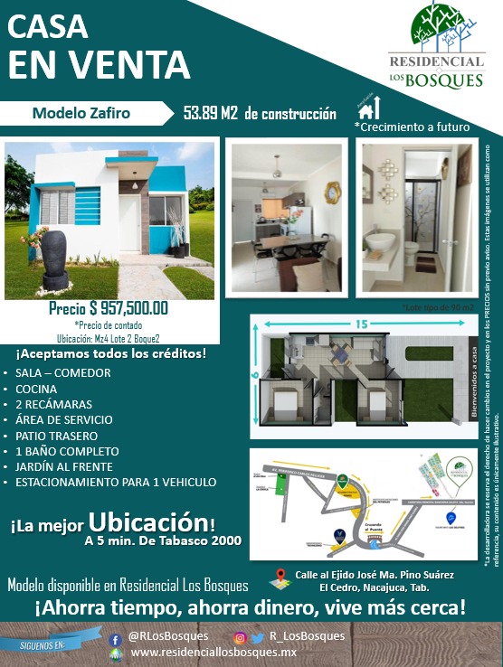 Casa modelo Zafiro